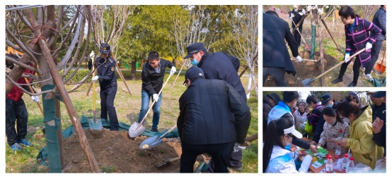 党建引领添新绿 医心护康暖东城——北京崇文门中医医院开展2026植树节主题活动